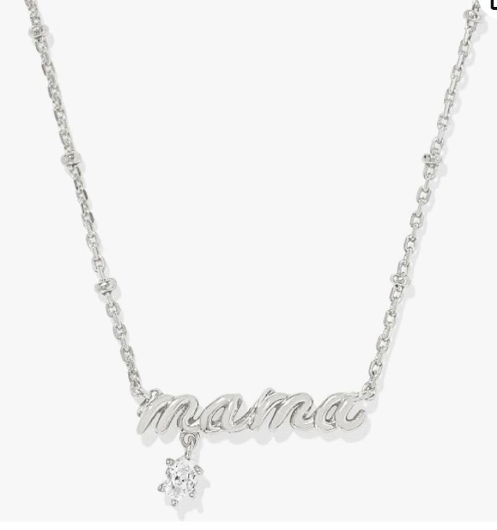 Kendra Scott NEW Silver Mama Necklace